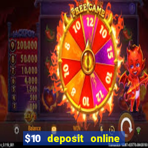 $10 deposit online casino new zealand