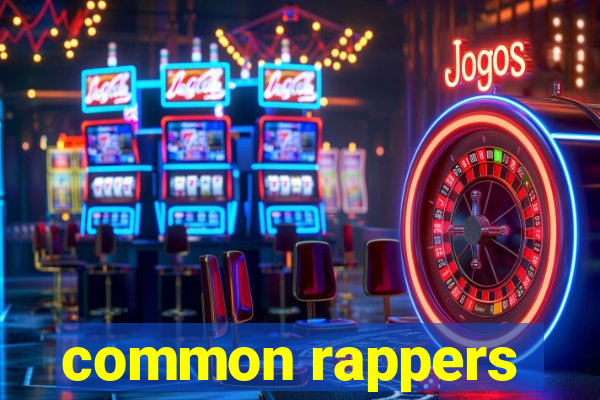 common rappers