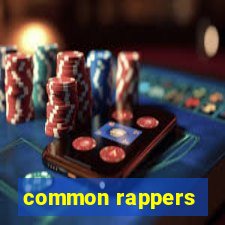 common rappers