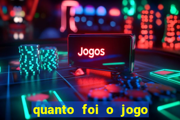 quanto foi o jogo do paisandu