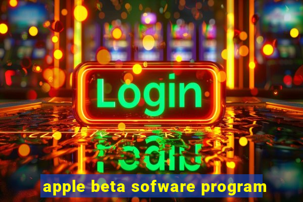 apple beta sofware program