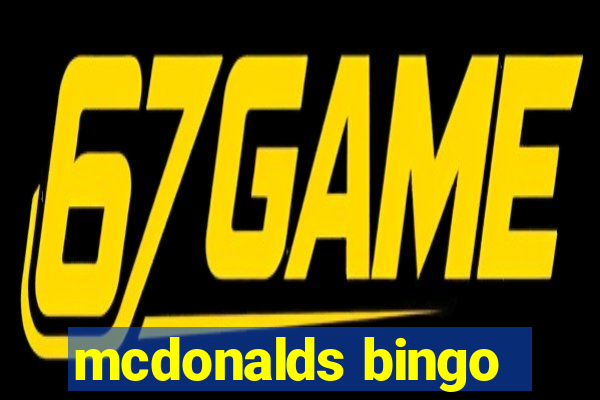 mcdonalds bingo