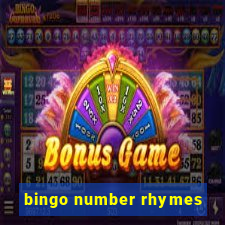 bingo number rhymes