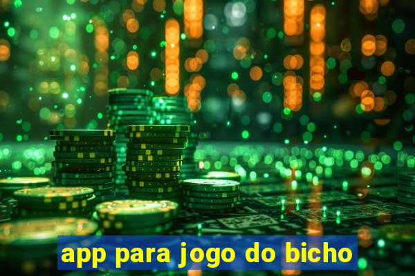 app para jogo do bicho