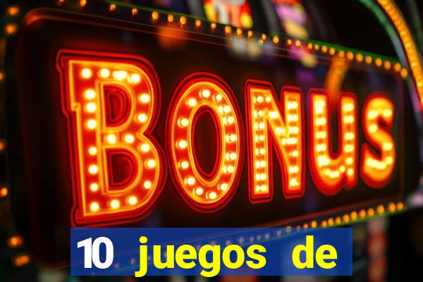 10 juegos de casino nombres