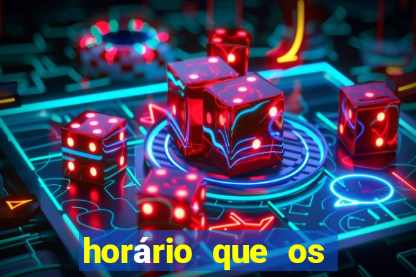 horário que os slots pagam