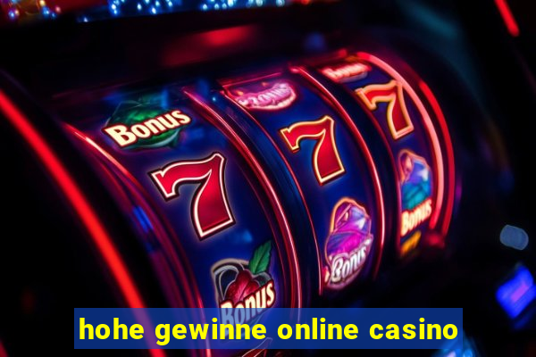 hohe gewinne online casino