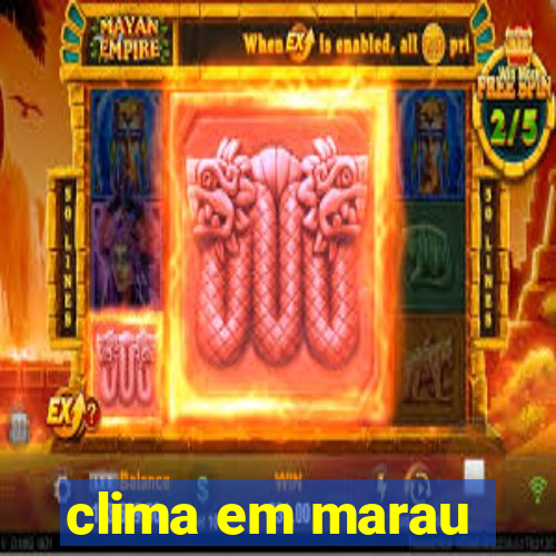 clima em marau