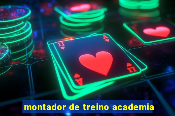 montador de treino academia