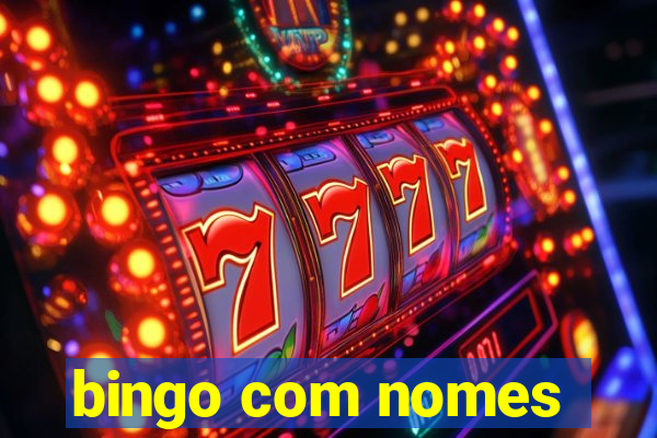 bingo com nomes