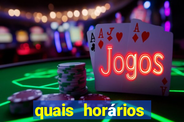 quais horários para jogar fortune tiger