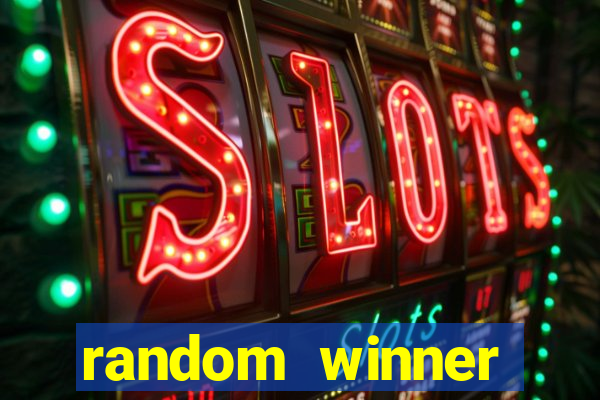 random winner triple play slot