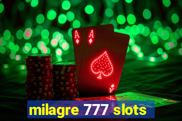 milagre 777 slots