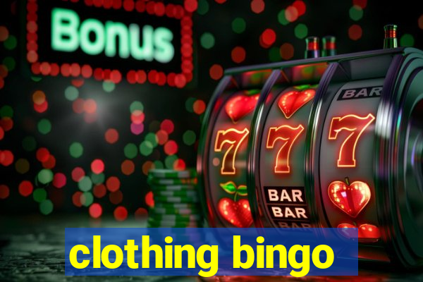 clothing bingo