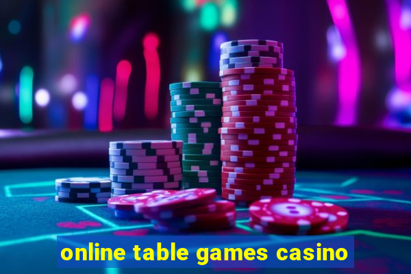 online table games casino