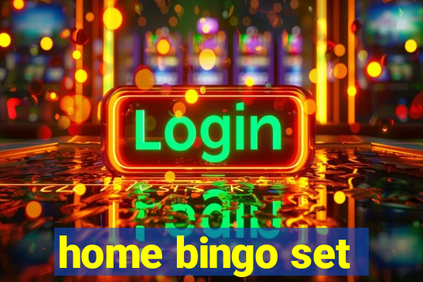 home bingo set