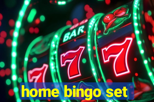 home bingo set