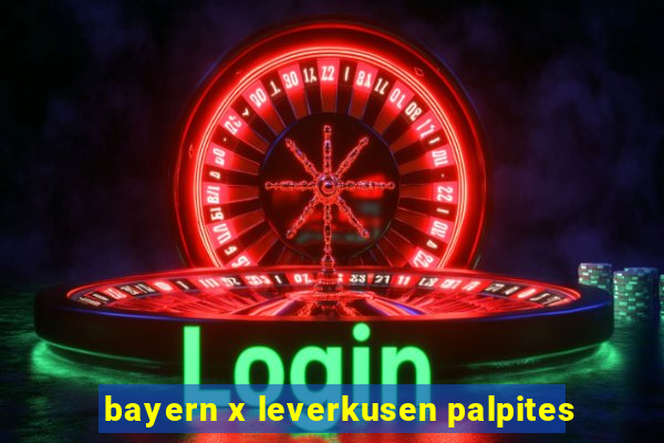 bayern x leverkusen palpites