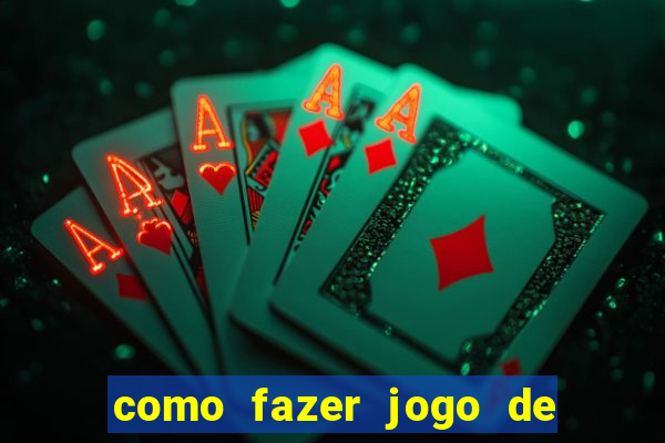 como fazer jogo de futebol online