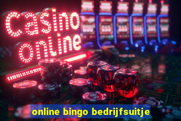 online bingo bedrijfsuitje