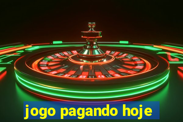 jogo pagando hoje