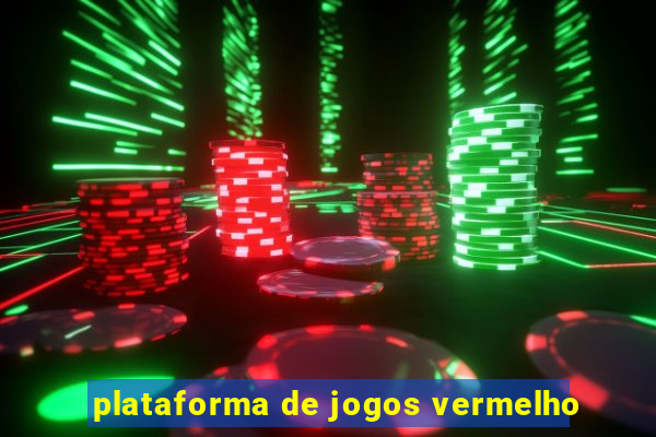 plataforma de jogos vermelho