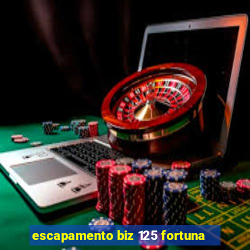 escapamento biz 125 fortuna