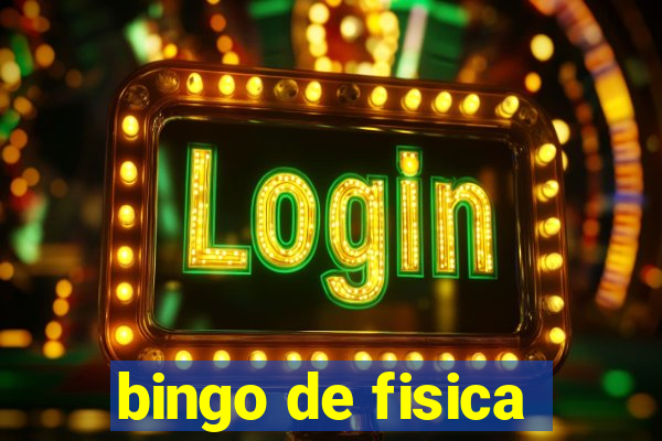 bingo de fisica