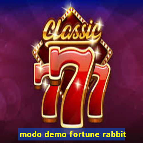 modo demo fortune rabbit