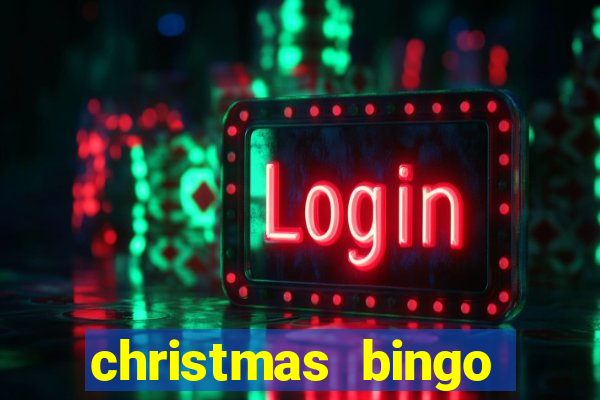 christmas bingo card generator