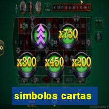 simbolos cartas