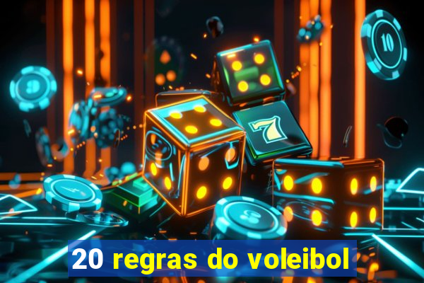 20 regras do voleibol