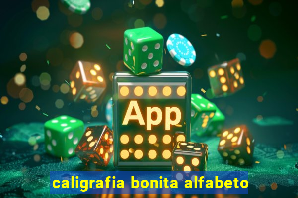 caligrafia bonita alfabeto