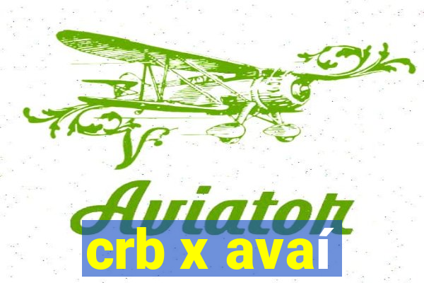 crb x avaí