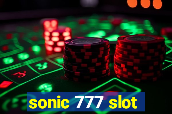 sonic 777 slot