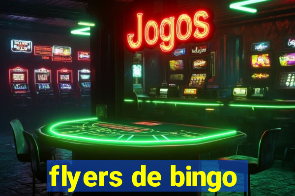 flyers de bingo