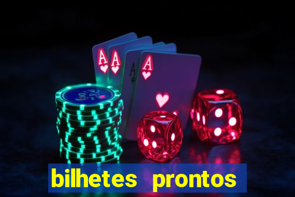 bilhetes prontos dos jogos de hoje