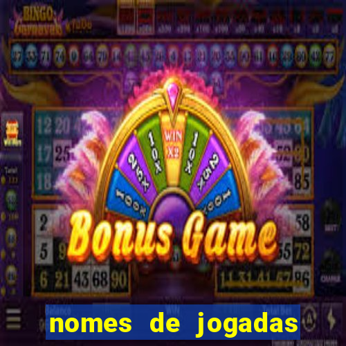 nomes de jogadas de poker