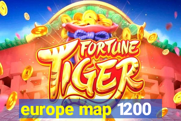 europe map 1200