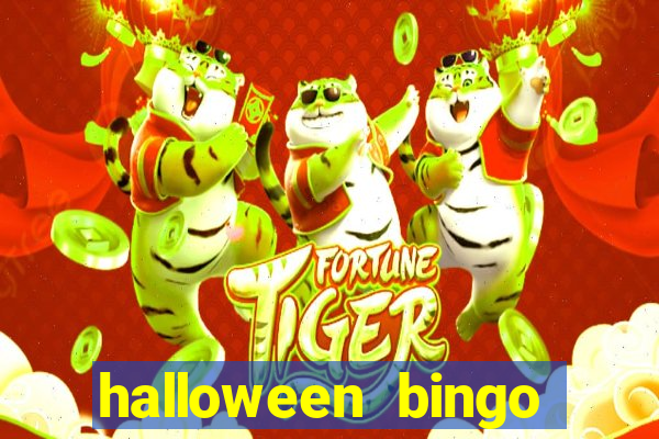 halloween bingo cards with numbers