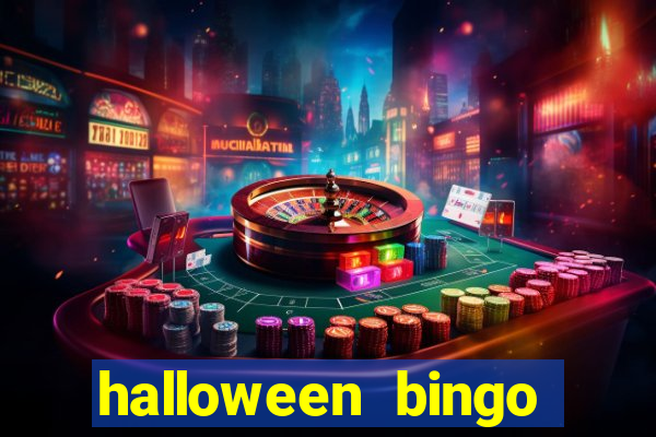 halloween bingo cards with numbers