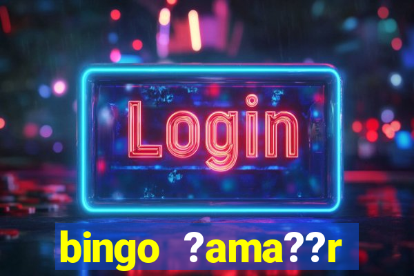 bingo ?ama??r deterjan? kimin