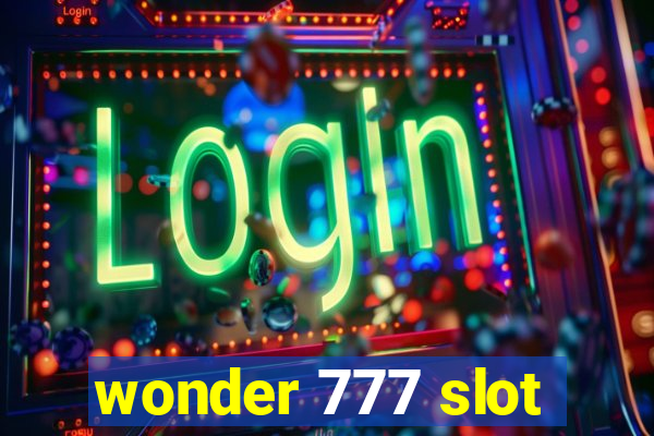 wonder 777 slot