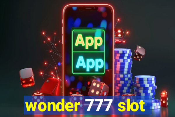 wonder 777 slot