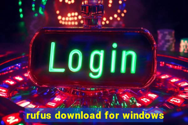 rufus download for windows