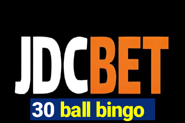 30 ball bingo