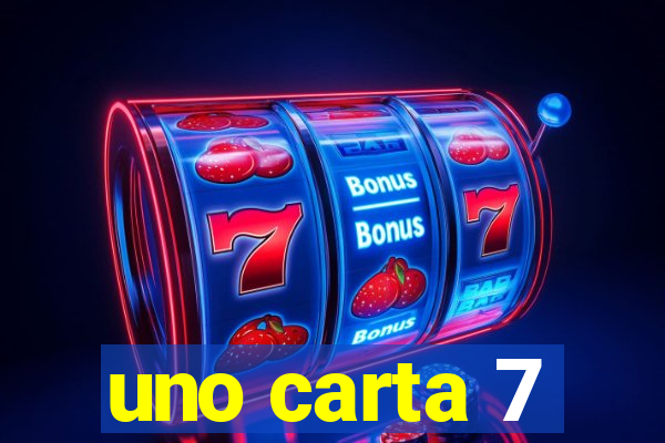 uno carta 7