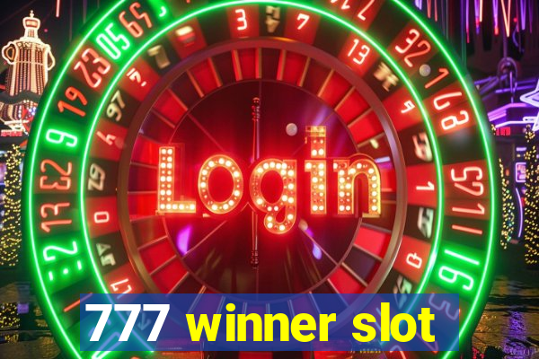 777 winner slot