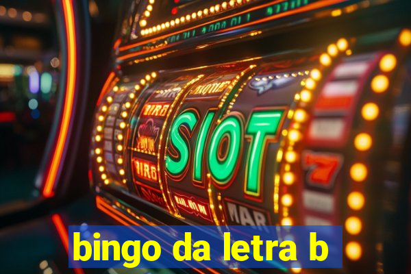 bingo da letra b