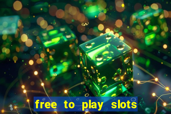 free to play slots online no download